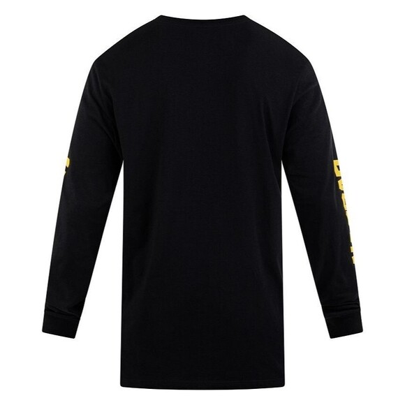 Hurley Men's Nascar Everyday Flame Long Sleeve Cotton T-shirt Black XXL - Picture 5 of 8